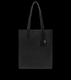 NATURAL LEATHER NORTH SOUTH TOTE