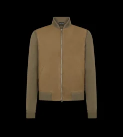 NUBUCK FRONT MERINO BOMBER