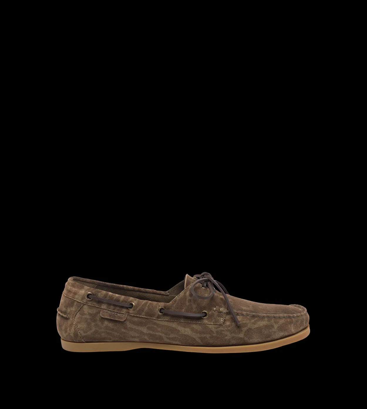 OCELOT PRINT SUEDE ROBIN BOAT SHOE