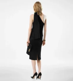 ONE SHOULDER TOP WITH SCARF DETAIL