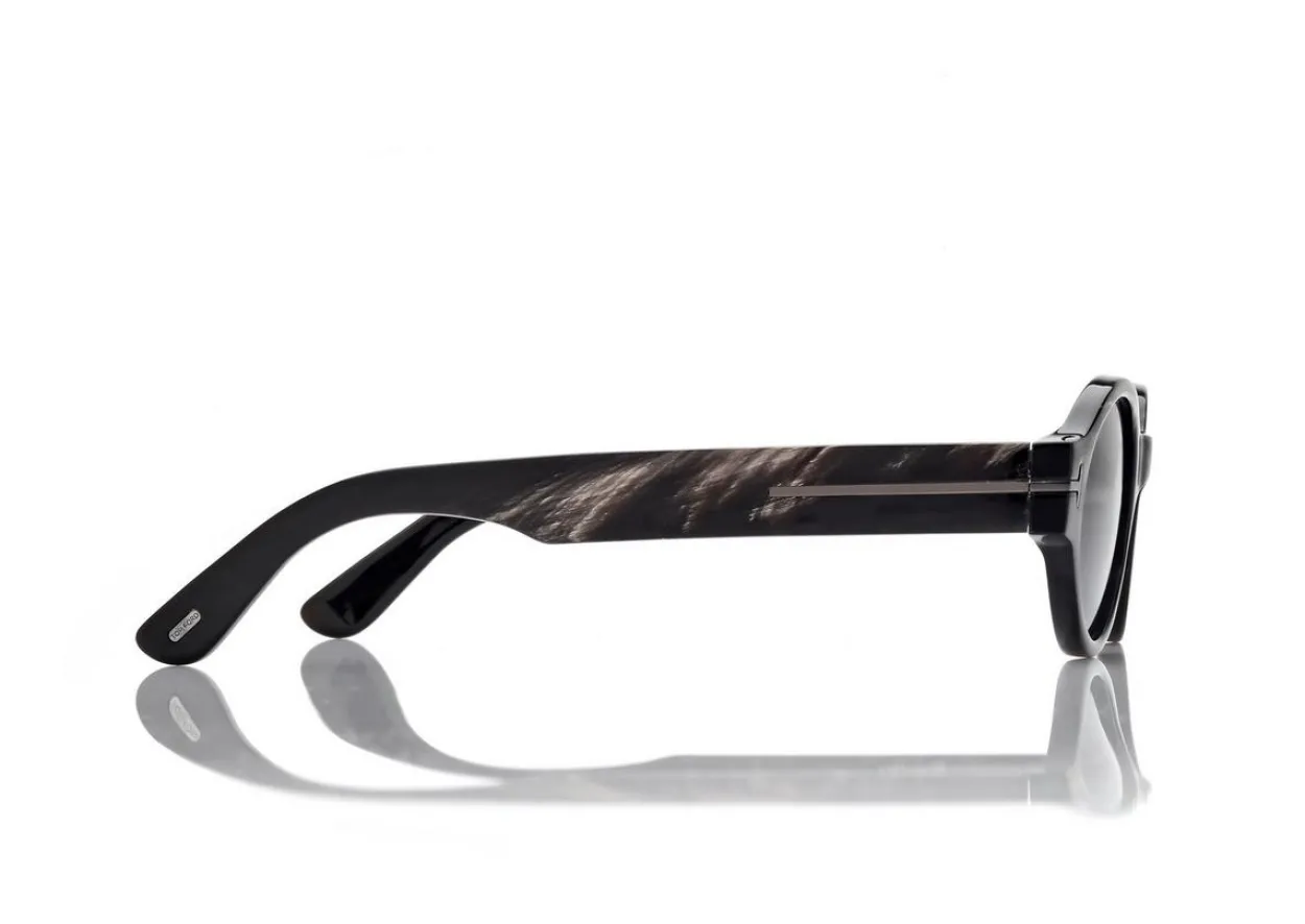 OVAL HORN SUNGLASSES