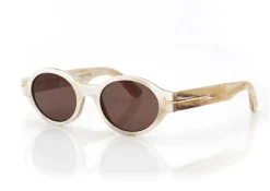 OVAL HORN SUNGLASSES