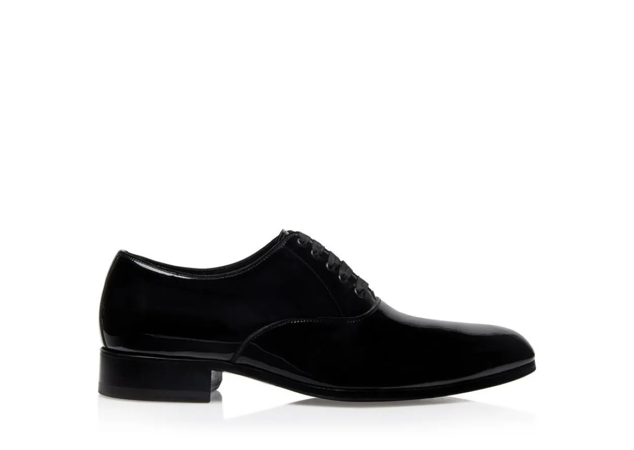 PATENT LEATHER EDGAR EVENING LACE UP