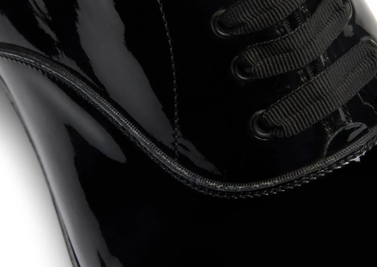 PATENT LEATHER EDGAR EVENING LACE UP