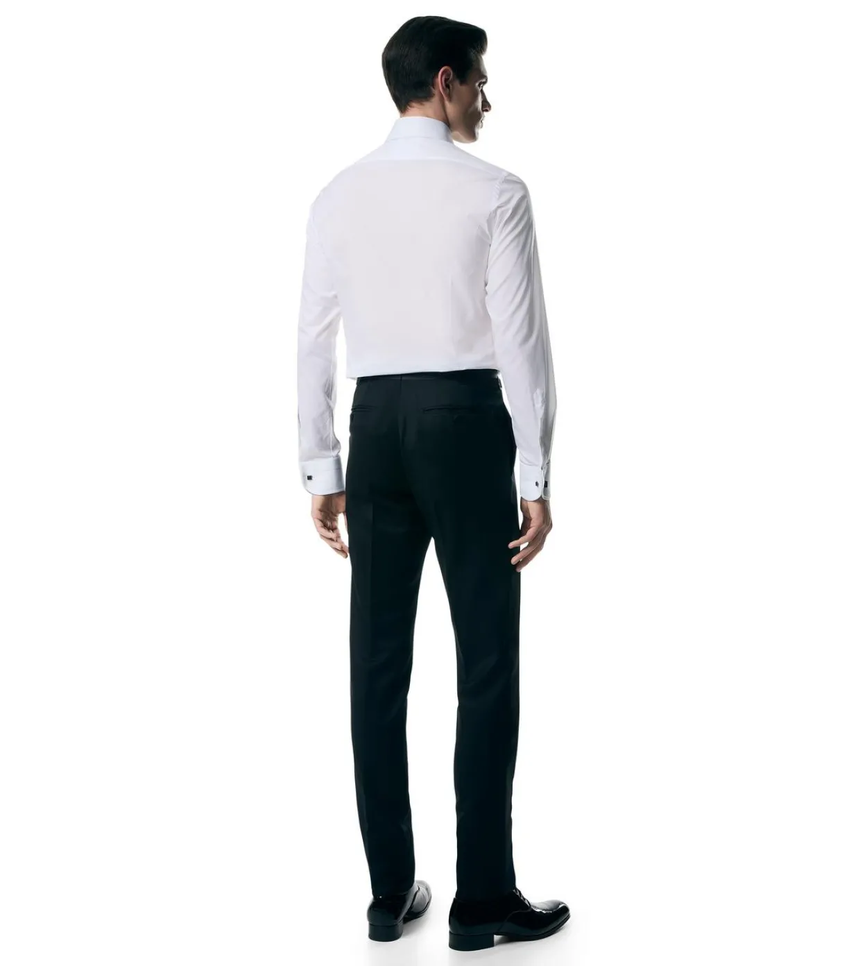 PATENT LEATHER EDGAR EVENING LACE UP