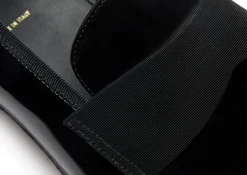 PATENT LEATHER EDGAR EVENING SLIPPER