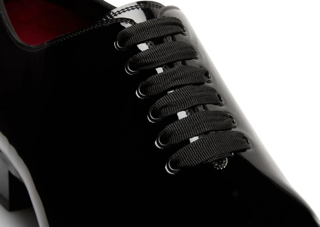 PATENT LEATHER ELKAN LACE UP