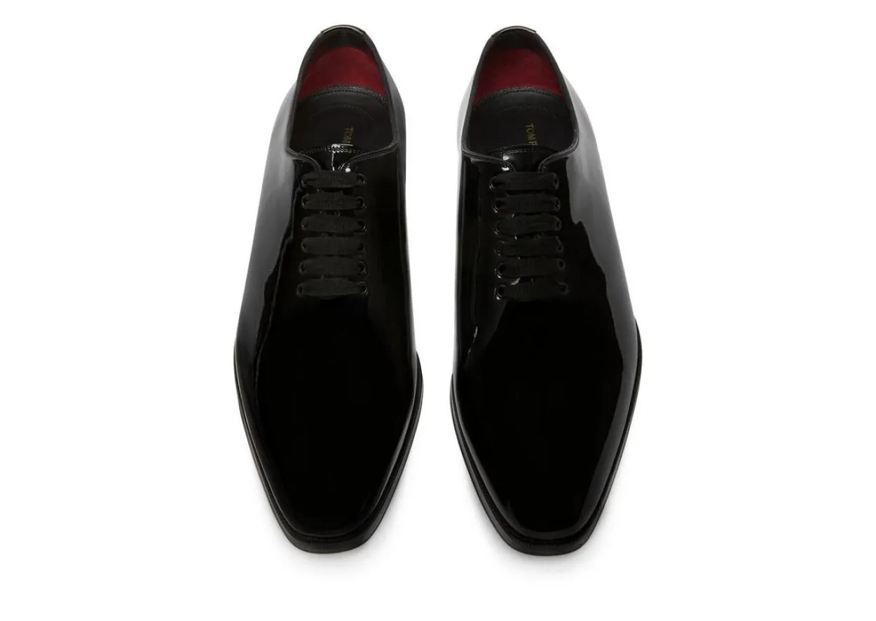 PATENT LEATHER ELKAN LACE UP