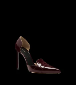PATENT LEATHER EVA D'ORSAY PUMP