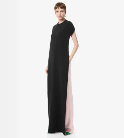 PATENT LEATHER VERTIGO ANKLE STRAP PUMP