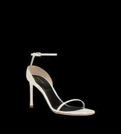 PATENT LEATHER VERTIGO ANKLE STRAP SANDAL