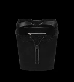 PERFORATED CASHMERE SUEDE T-LINE DRAWSTRING SAC
