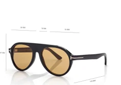 PILOT HORN SUNGLASSES