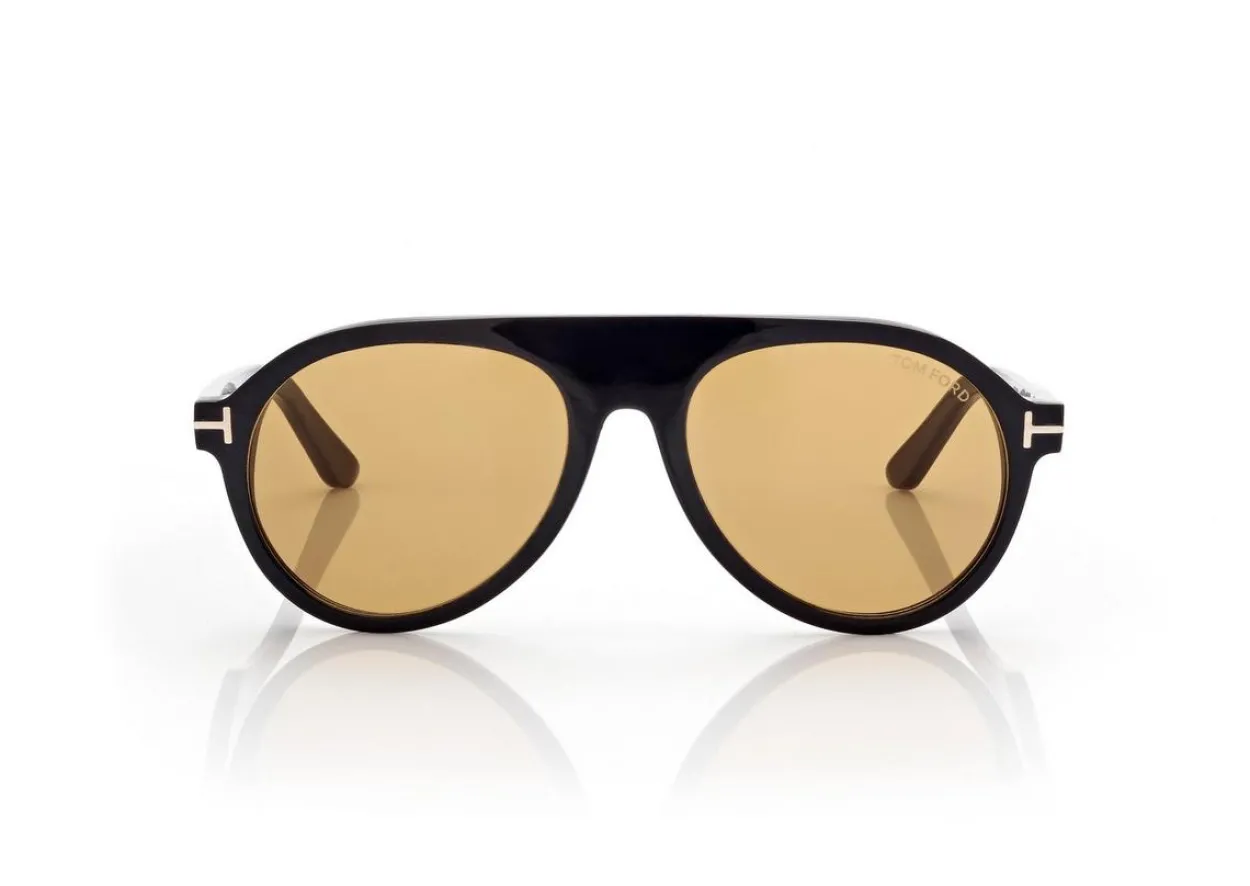 PILOT HORN SUNGLASSES