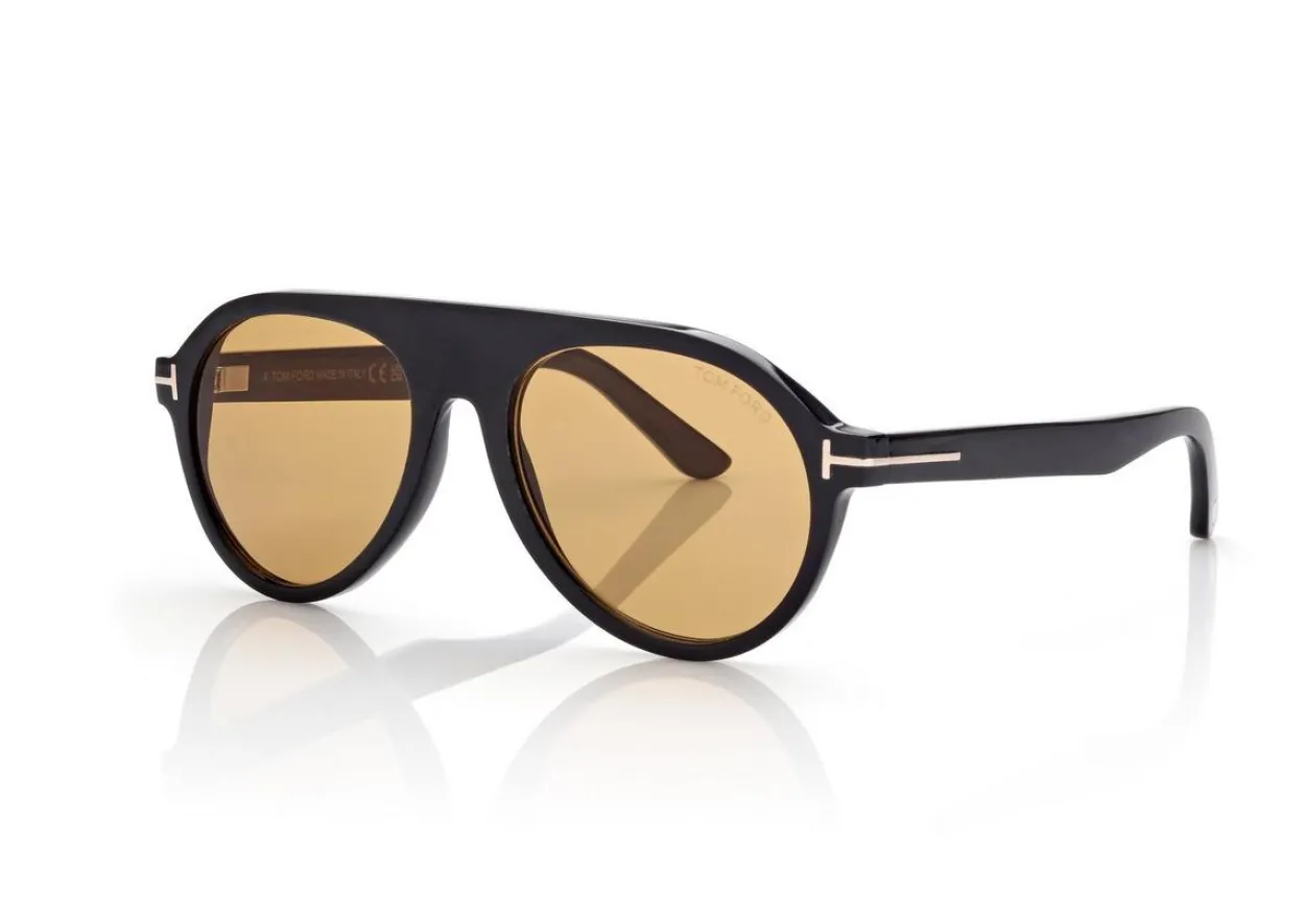 PILOT HORN SUNGLASSES