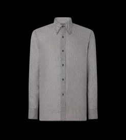 POLKA DOT FLUID FIT SHIRT