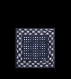 POLKA DOT FRAME POCKET SQUARE