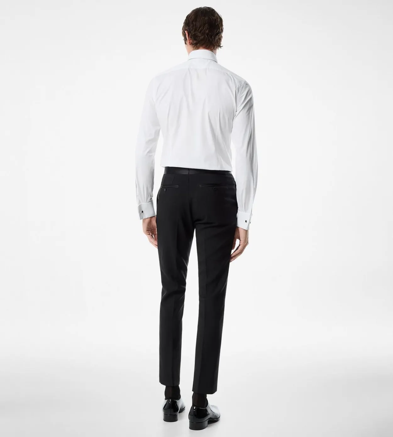 POPLIN SLIM FIT EVENING SHIRT
