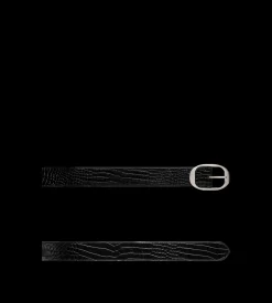 PRINTED ALLIGATOR OVAL BELT