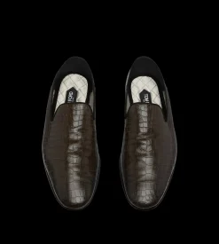 PRINTED ALLIGATOR STEVEN SLIPPER