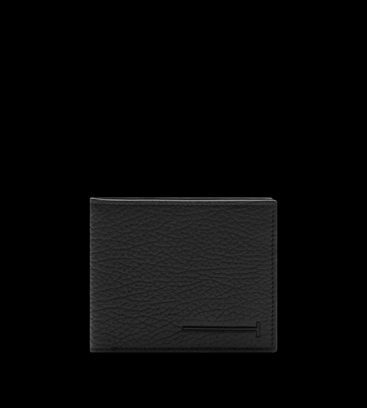 PRINTED DEER LEATHER ELONGATED T LINE CLASSIC BIFOLD WALLET