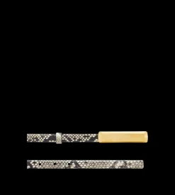 PRINTED PYTHON BAR BELT