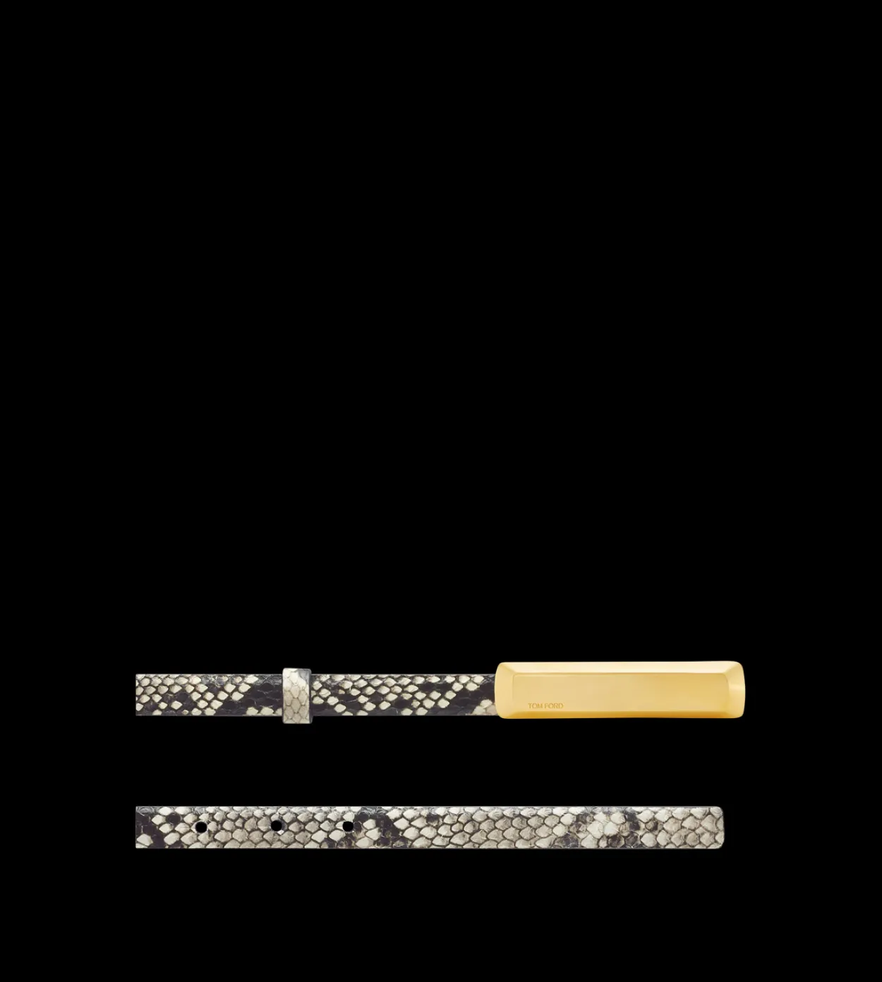 PRINTED PYTHON BAR BELT