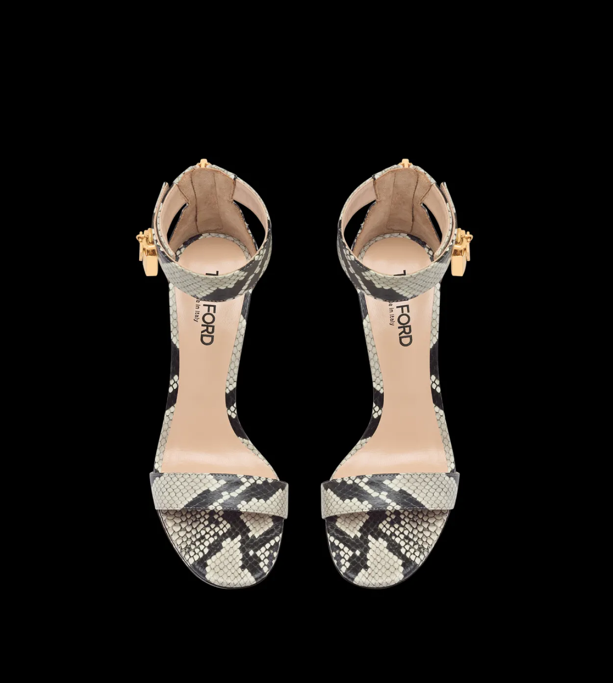 PRINTED PYTHON PADLOCK SANDAL