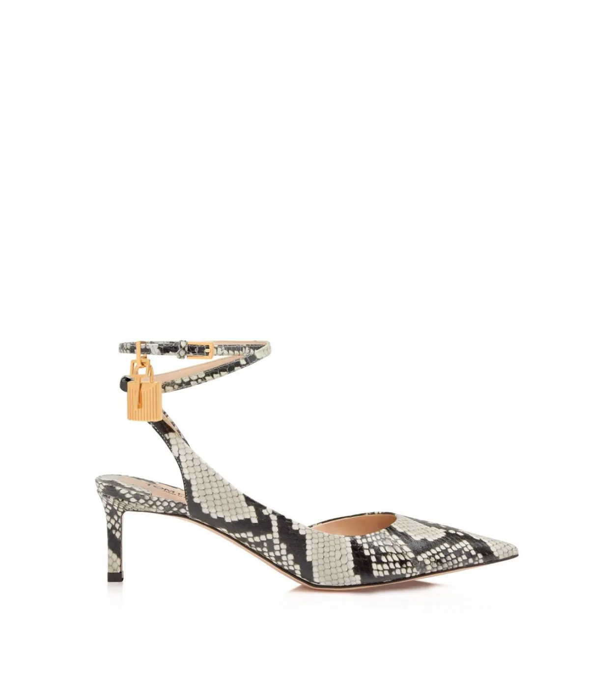 PRINTED PYTHON PADLOCK SLINGBACK
