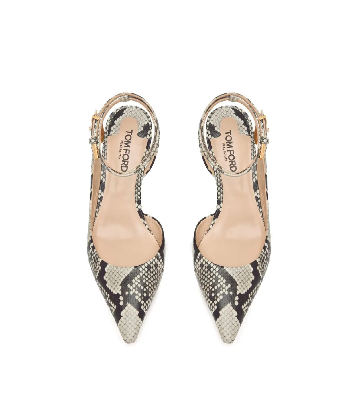 PRINTED PYTHON PADLOCK SLINGBACK