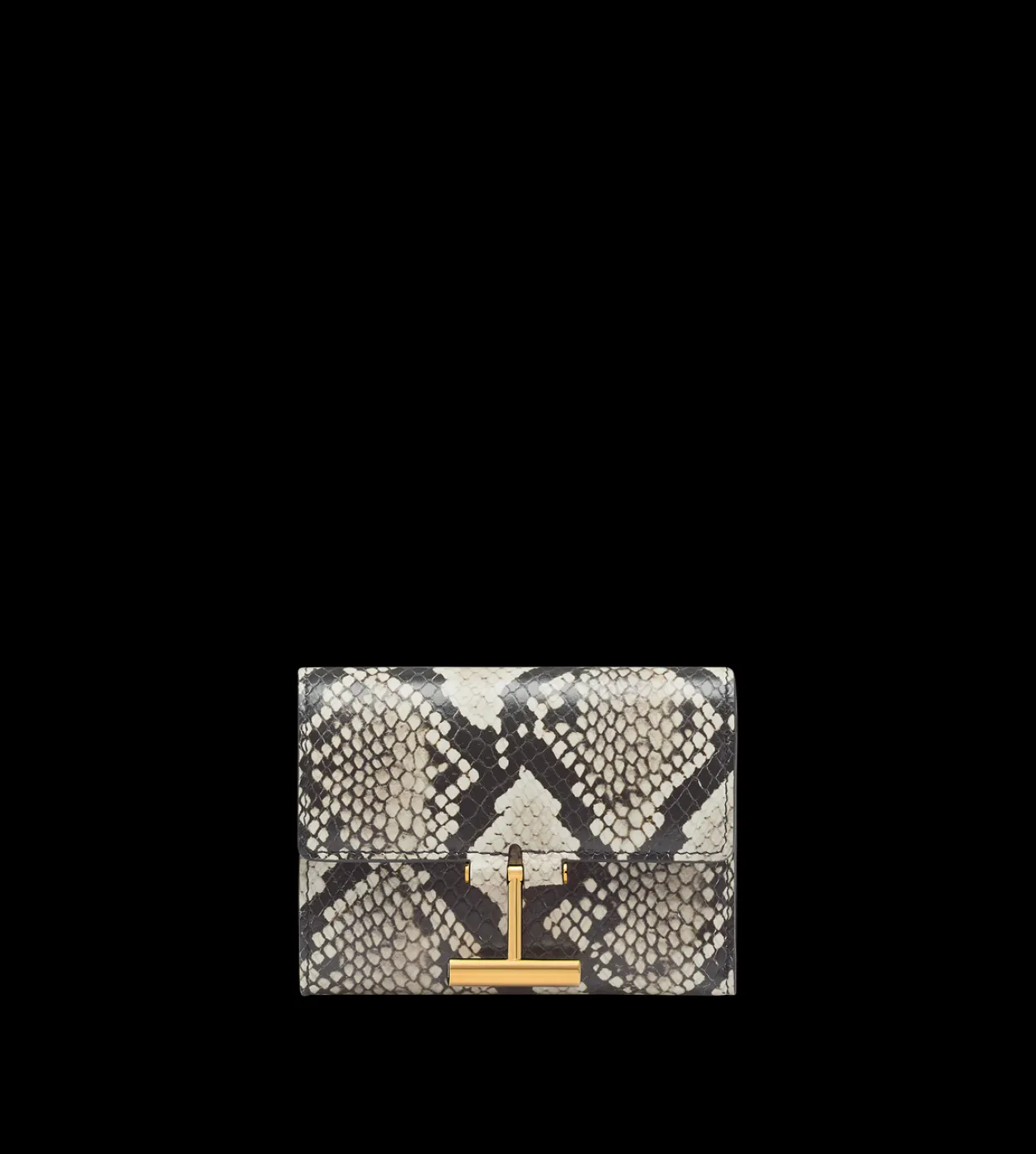 PRINTED PYTHON TARA COMPACT WALLET