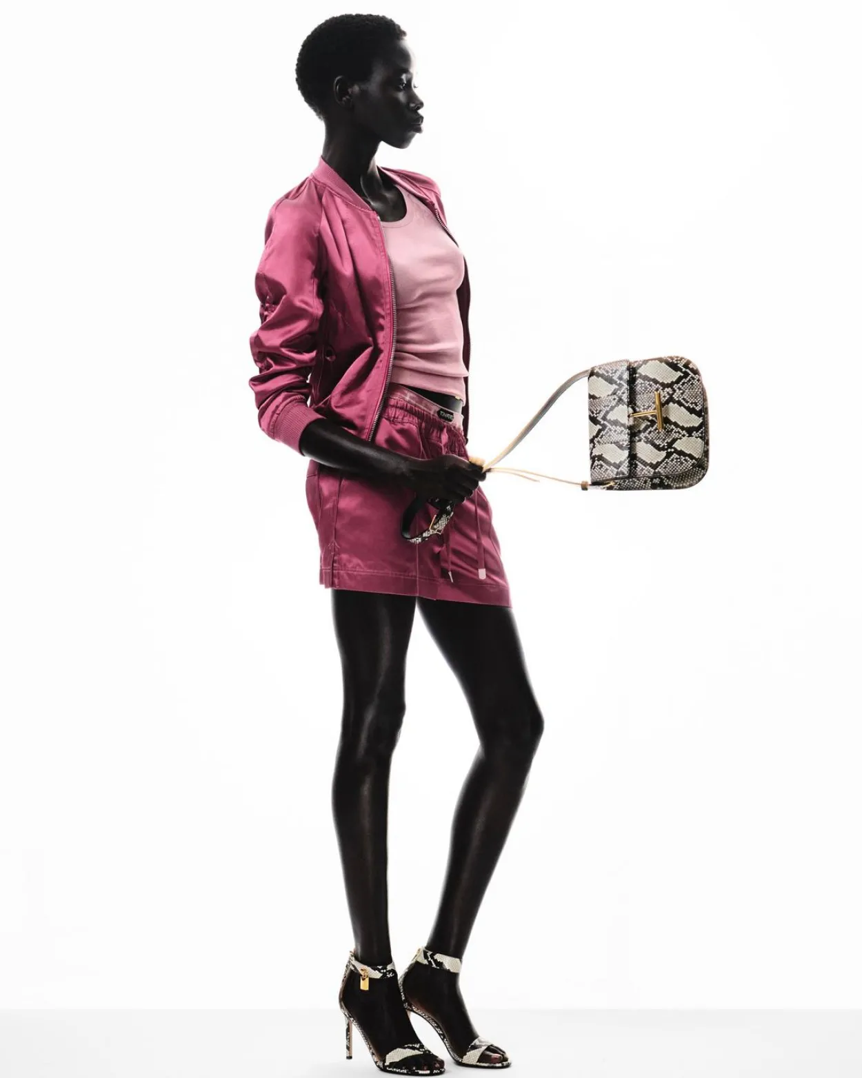 PRINTED PYTHON TARA MINI CROSSBODY