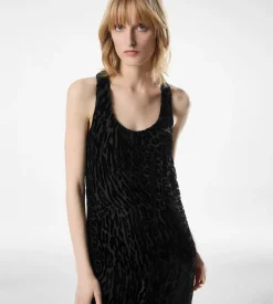 RACERBACK EVENING DRESS