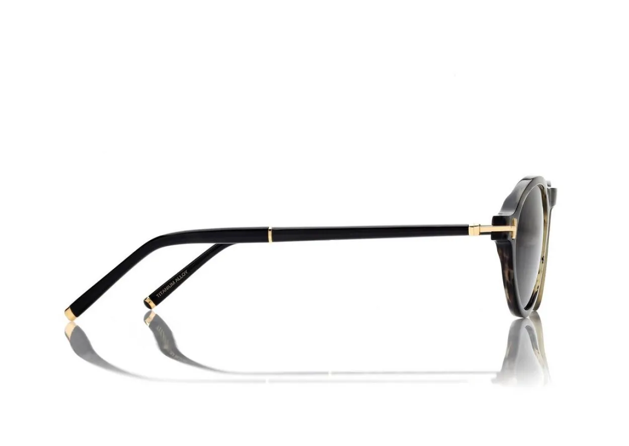 ROUND HORN SUNGLASSES