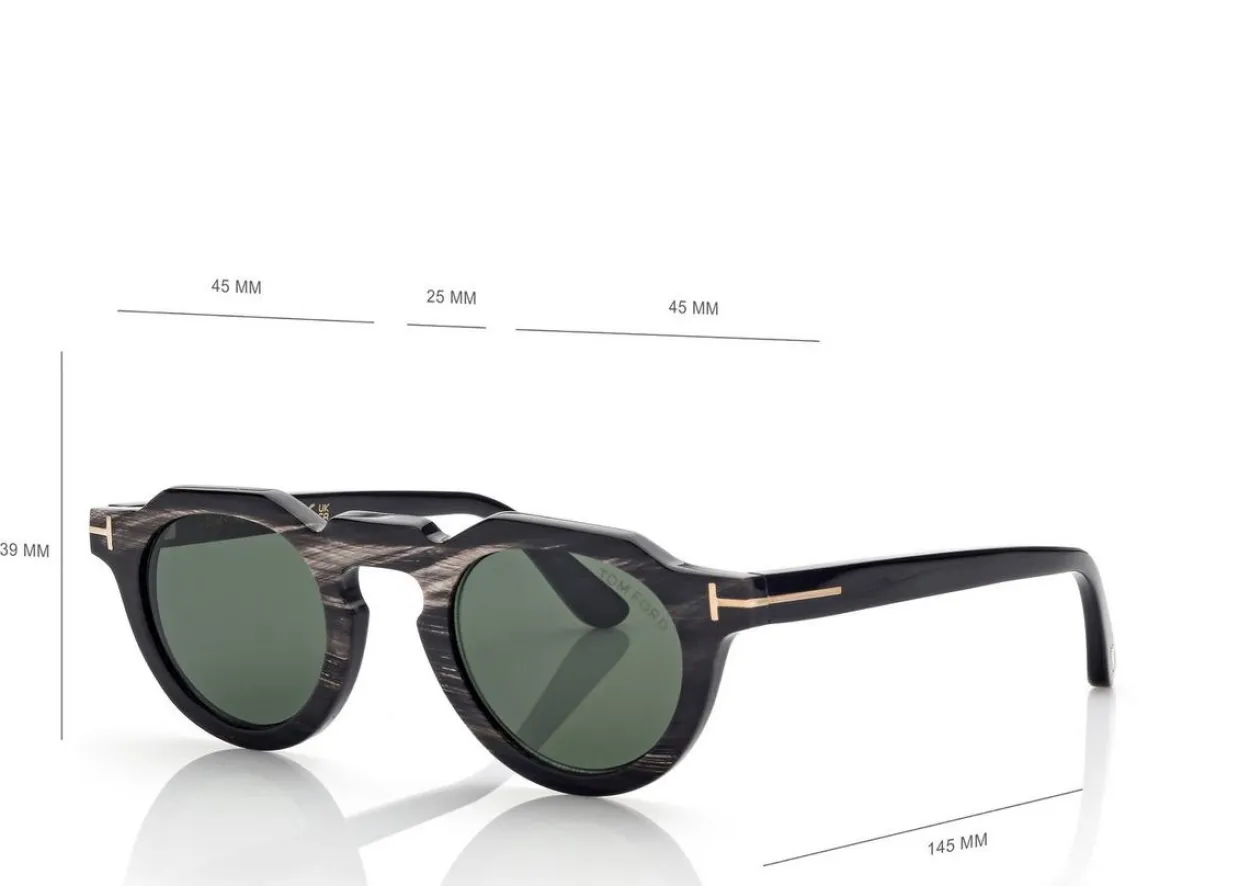 ROUND HORN SUNGLASSES