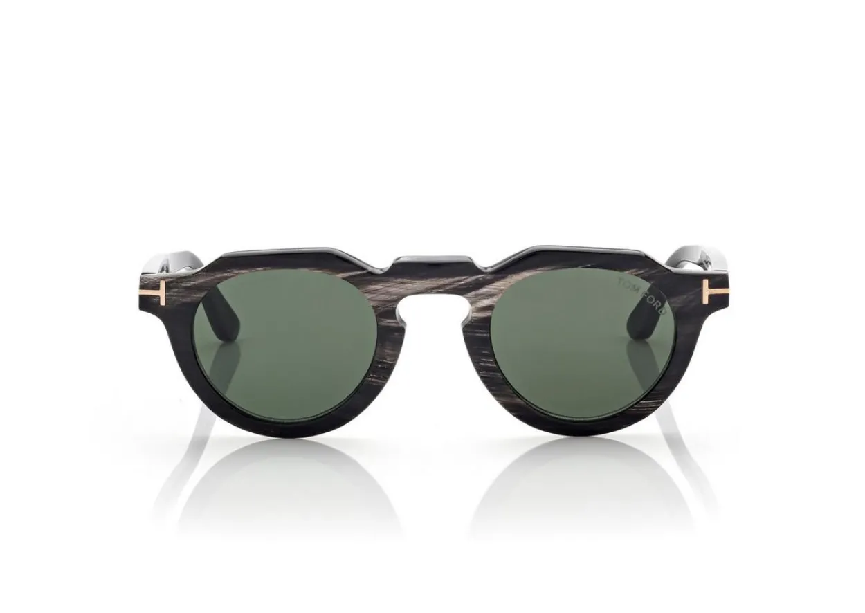 ROUND HORN SUNGLASSES