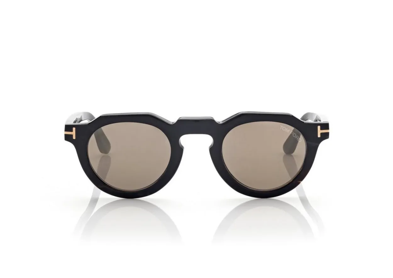 ROUND HORN SUNGLASSES