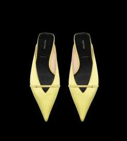 SATIN JULIANNE MULE