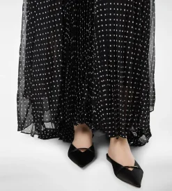 SATIN JULIANNE MULE
