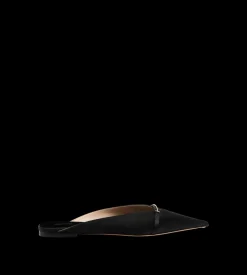 SATIN JULIANNE MULE