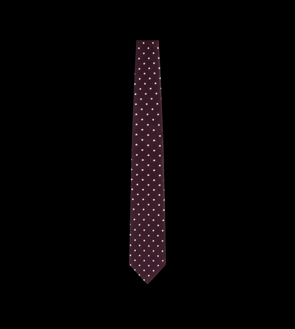 SATIN POLKA DOT TIE