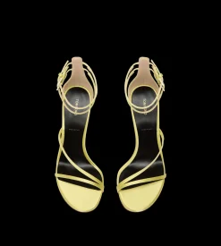 SATIN T ANKLE STRAP SANDAL