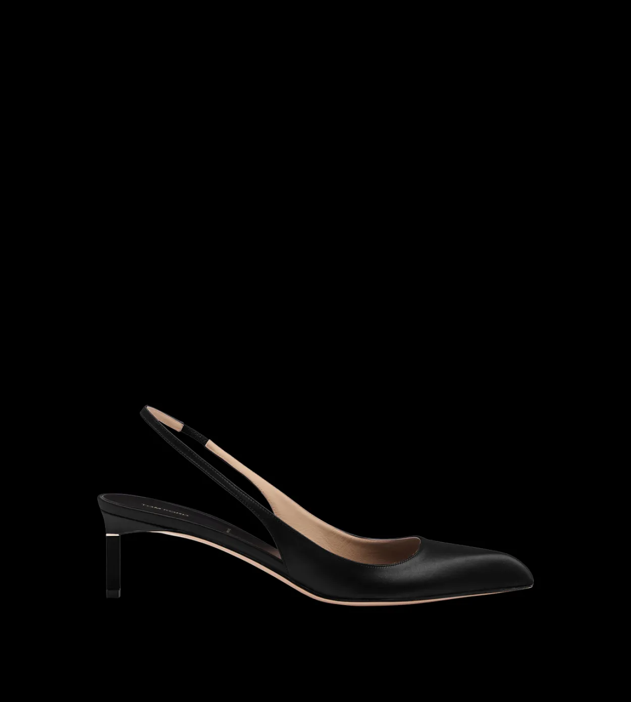 SATIN T SLINGBACK