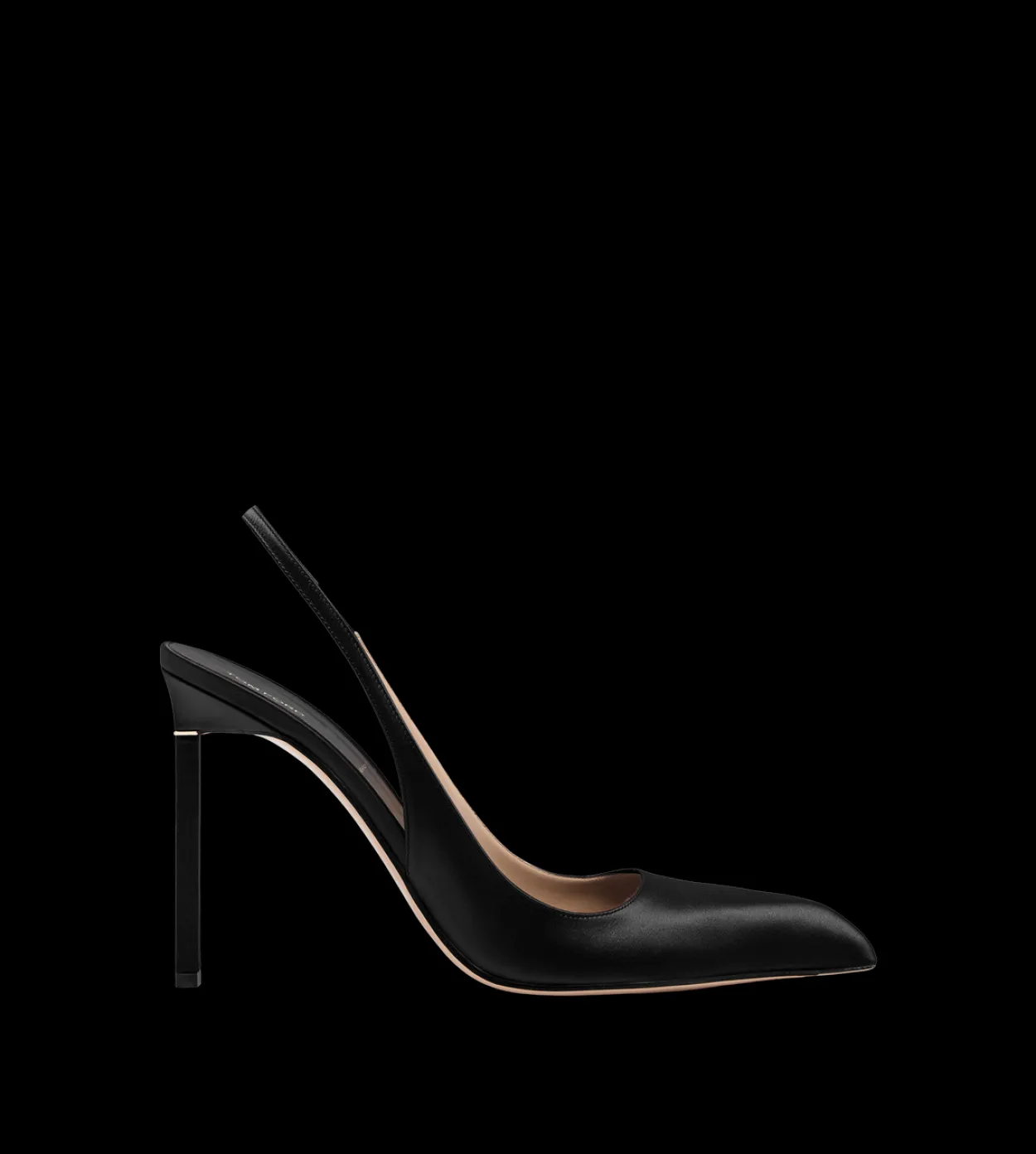 SATIN T SLINGBACK