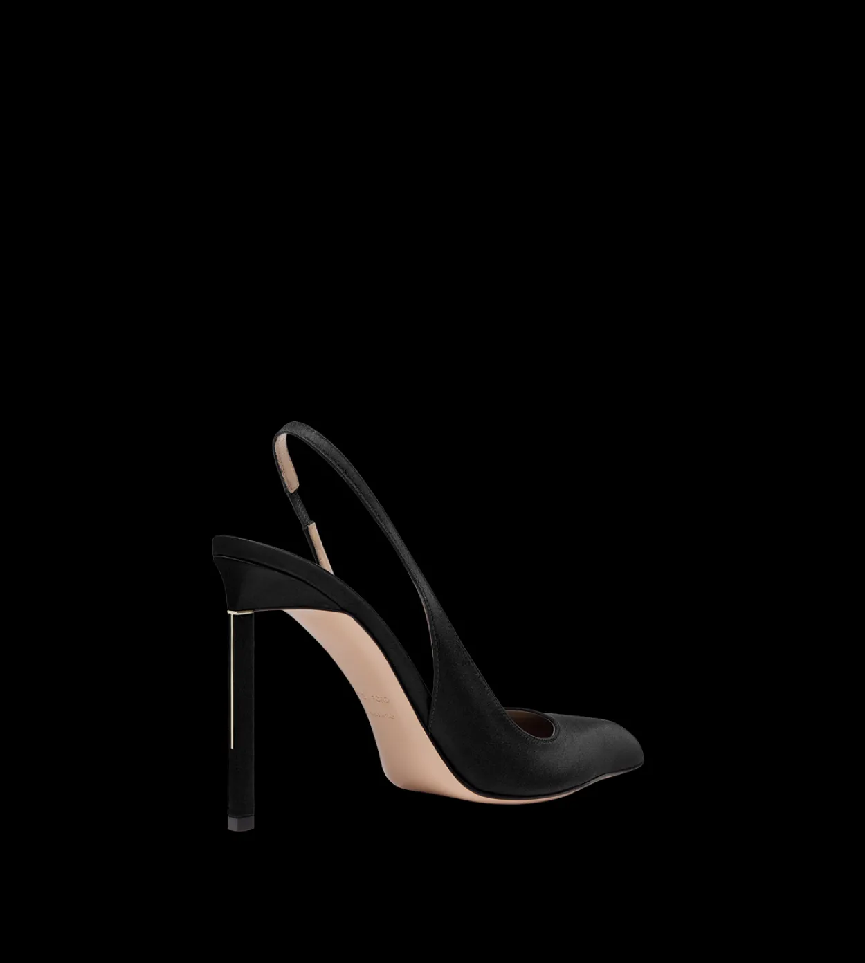 SATIN T SLINGBACK