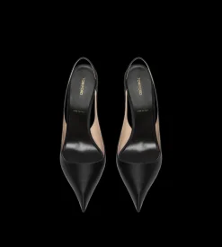 SATIN T SLINGBACK