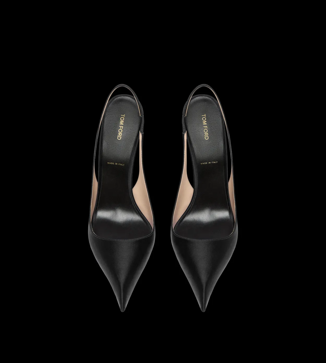 SATIN T SLINGBACK