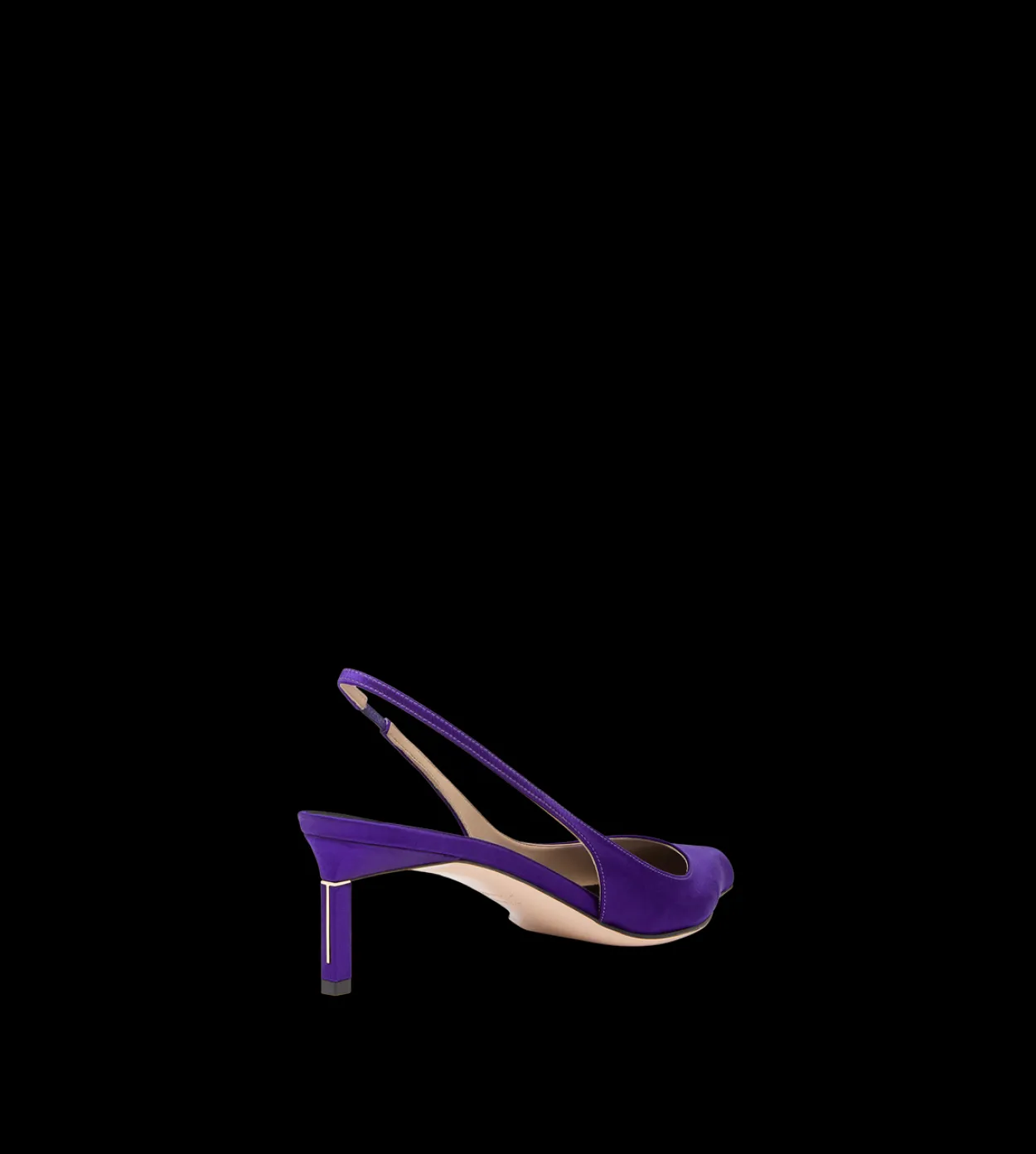 SATIN T SLINGBACK