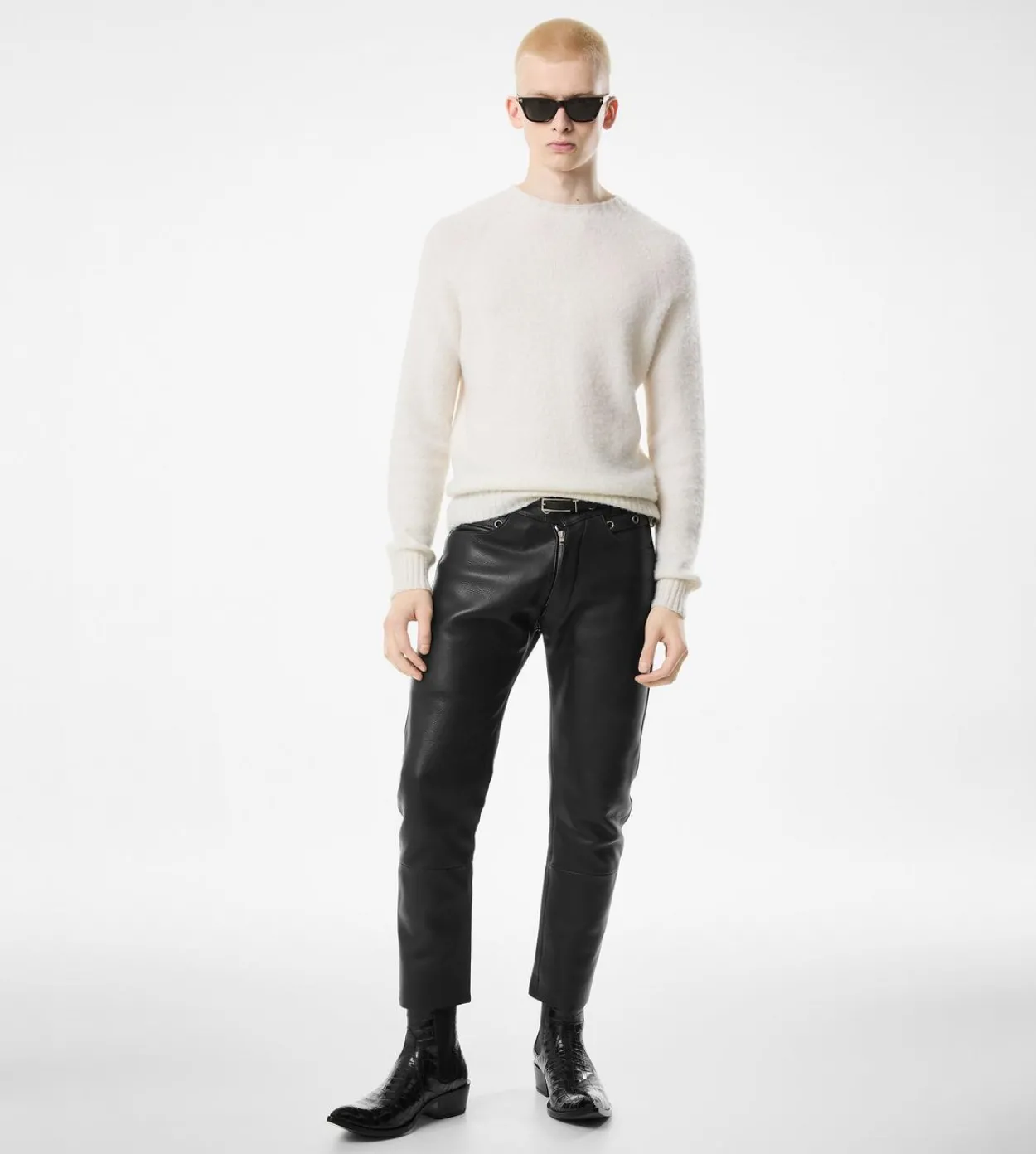 SCOTTISH TEASEL CASHMERE CREW NECK