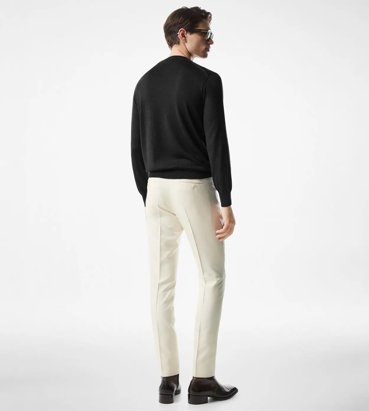 SEAMLESS ALPACA SILK CREW NECK